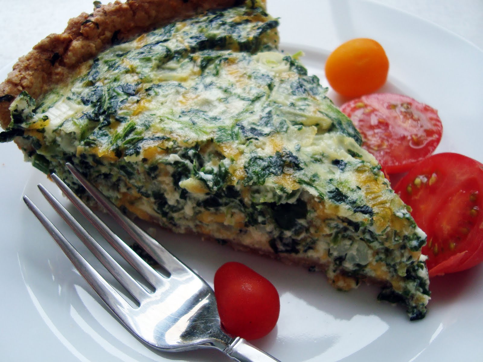 * Remodelaholic *: Spinach Quiche and Recipe Link Up Party!