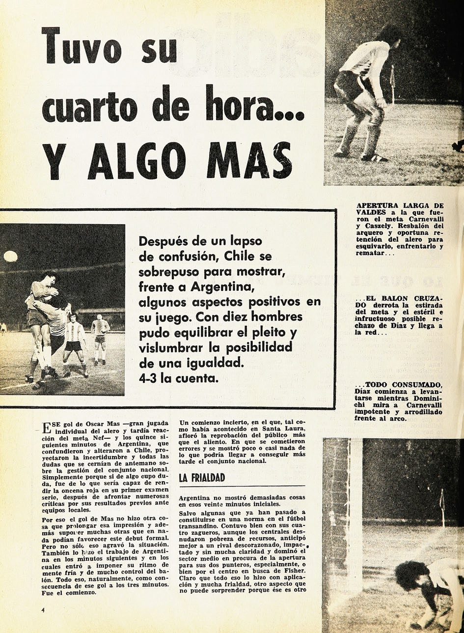 Partidos de la Roja [31/05/1972] ChileArgentina 34