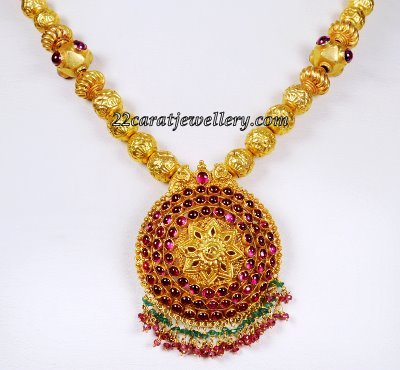 Buy 22Kt Party Wear Simple Gold Necklace 6VG1698 Online from Vaibhav  Jewellers