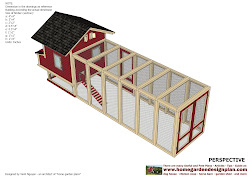 chicken coop plans construction pdf building build l102 completed perspective