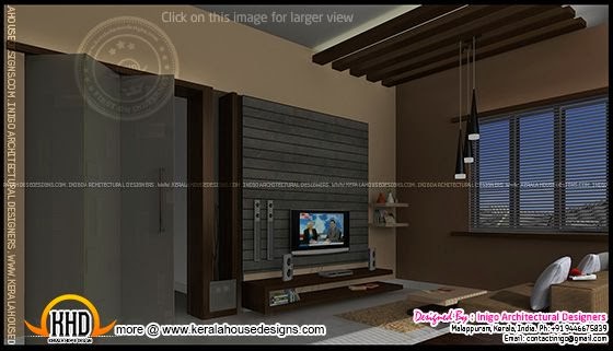 Bedroom TV Area