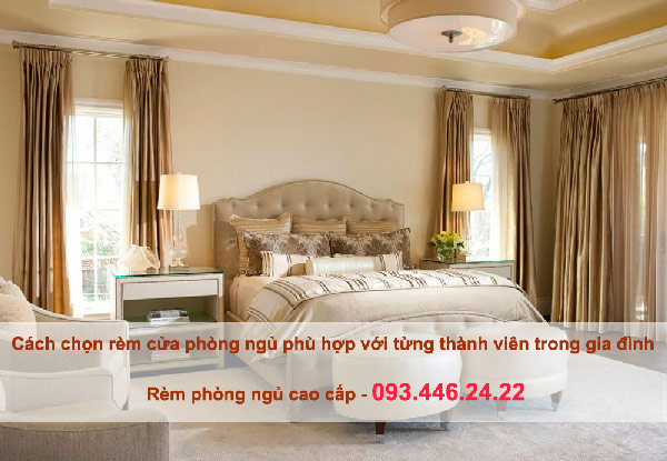 Cách chọn rèm cửa phòng ngủ phù