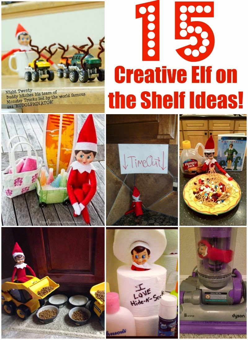 15 Creative Elf on The Shelf Ideas - Poofy Cheeks
