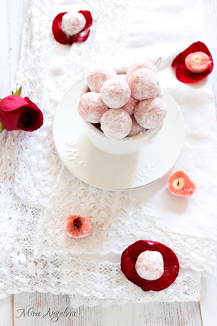 Angellove's Cooking Шоколадови трюфели с розова вода / Chocolate Rose