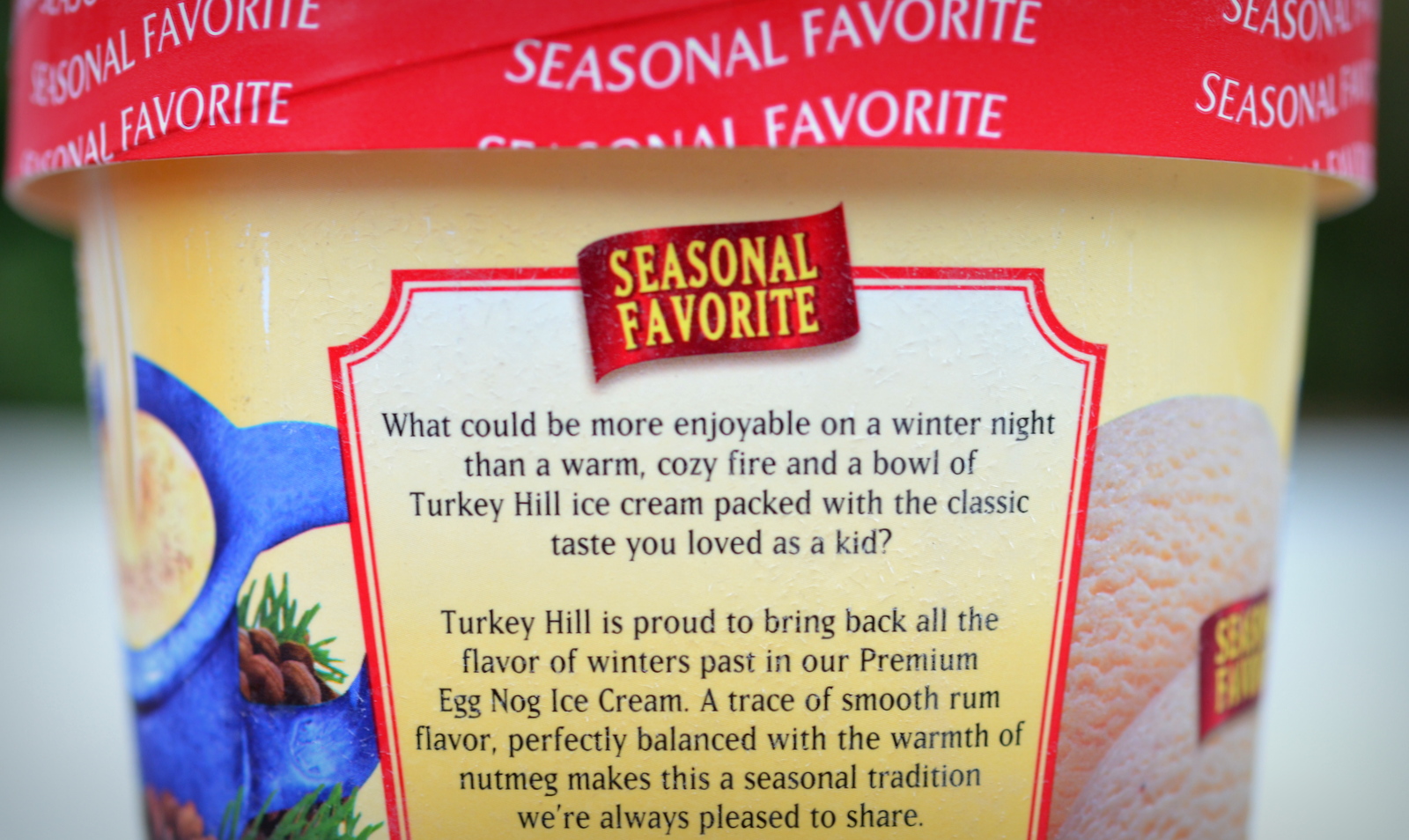food and ice cream recipes REVIEW Turkey Hill Eggnog (Seasonal