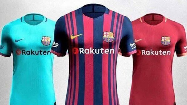 Filtradas las Camisetas Nike del FC Barcelona 2017/2018