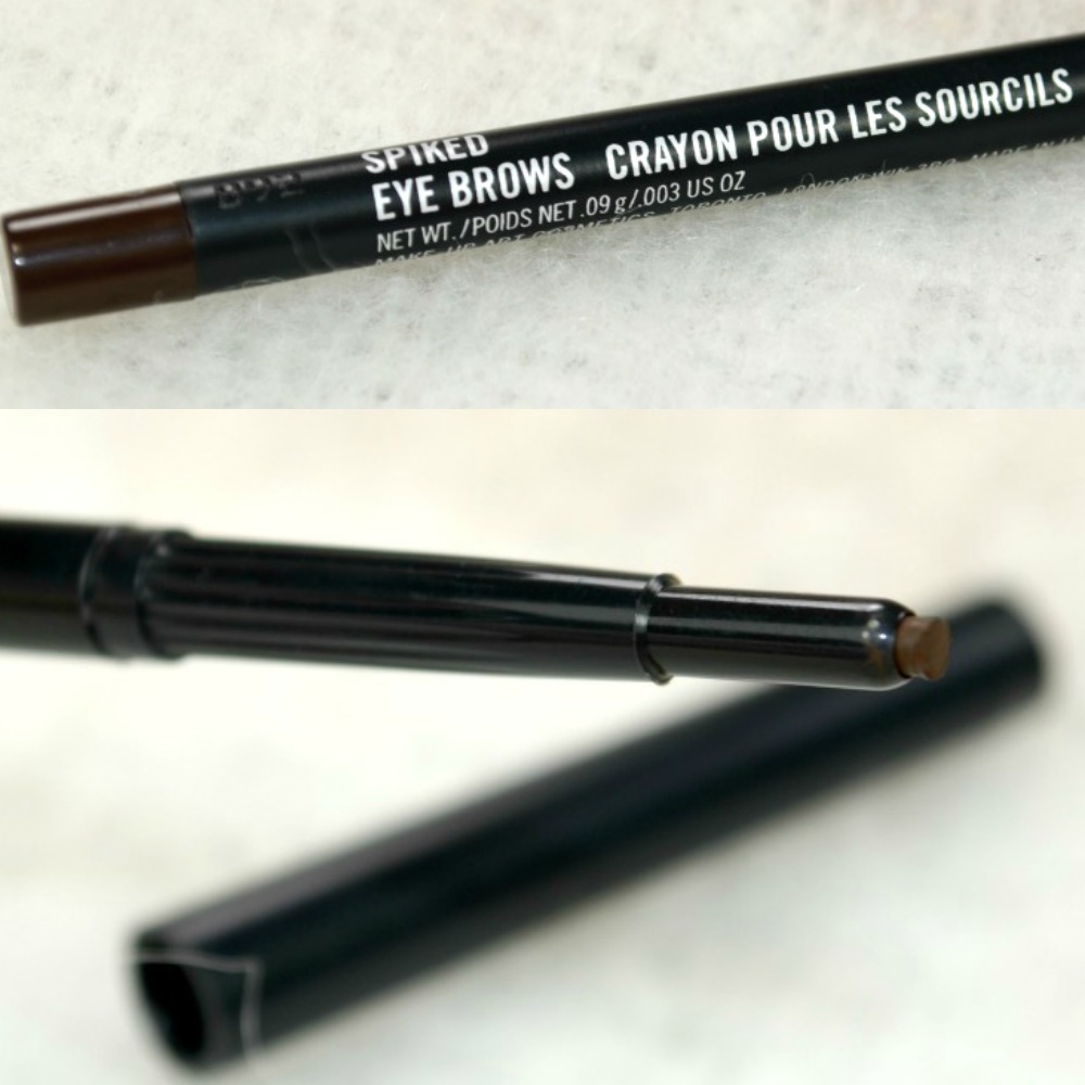 Mac Spiked Eye Brows Retractable Brow Pencil Review And Swatches