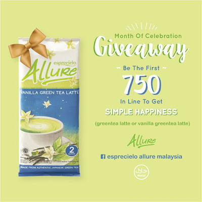 Free Espreciello Allure Vanilla Green Tea Latte Giveaway