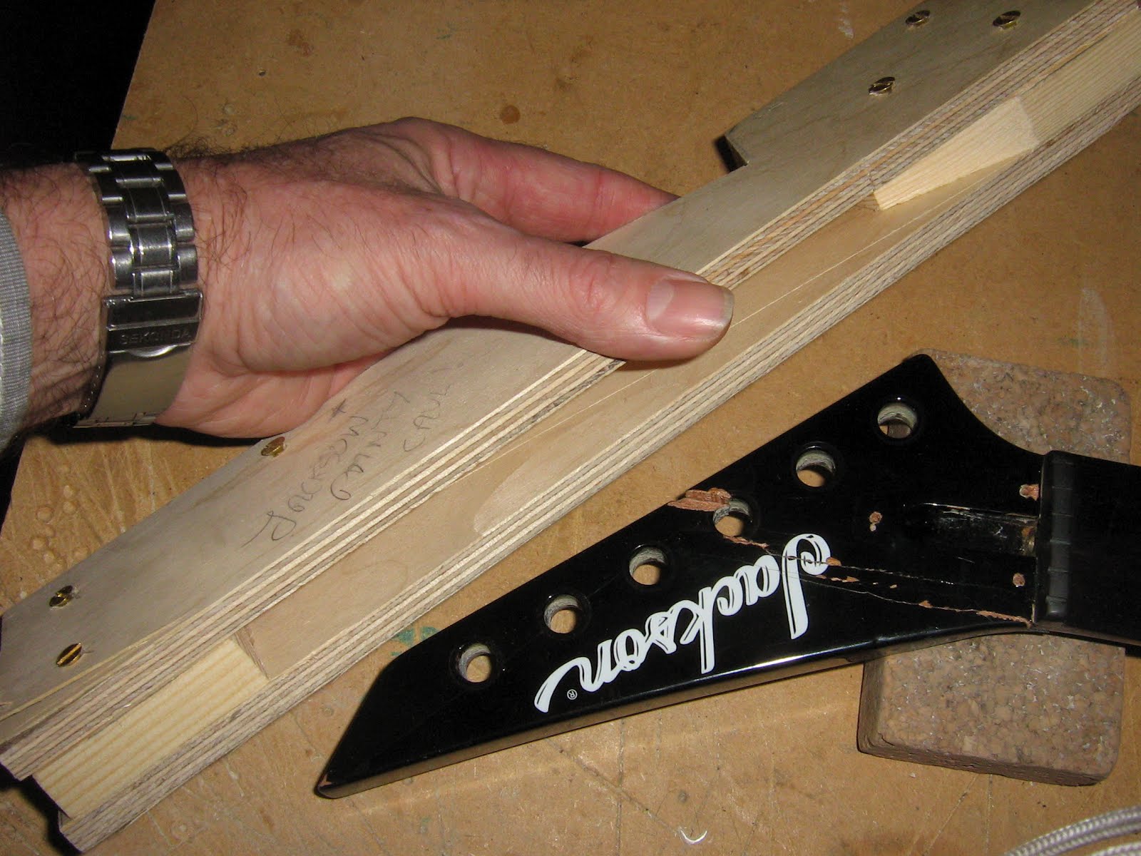 The Guitar Weasel Fixing the Jackson Christian Olde Wolbers signature