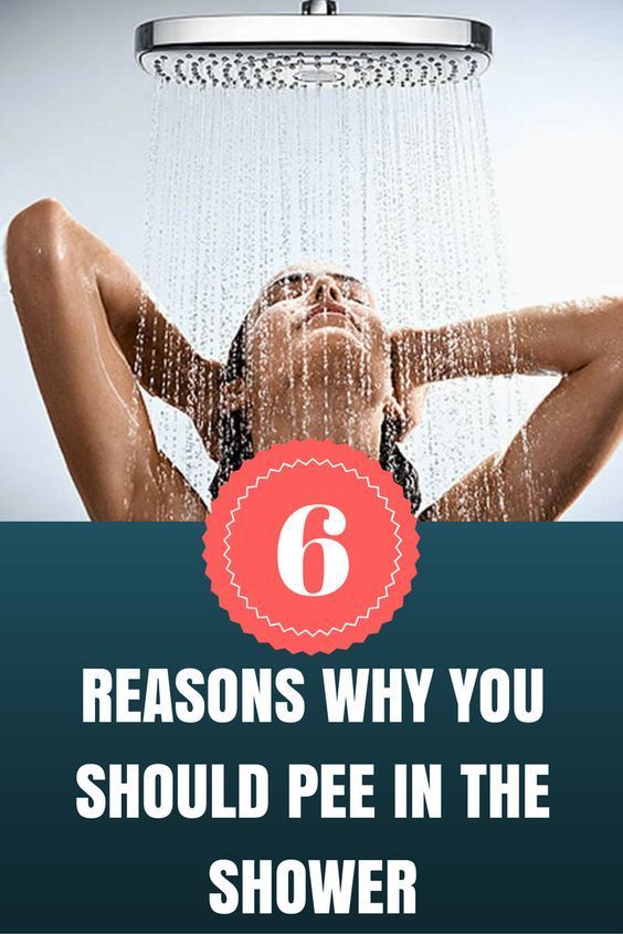 5 REASONS WHY YOU SHOULD PEE IN THE SHOWER