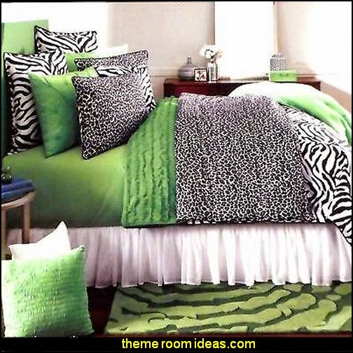 STUDIO D Black White CATZ Zebra Cheetah TWIN COMFORTER & SHAM SET STUDIO D Black White CATZ Zebra Cheetah TWIN COMFORTER & SHAM SET