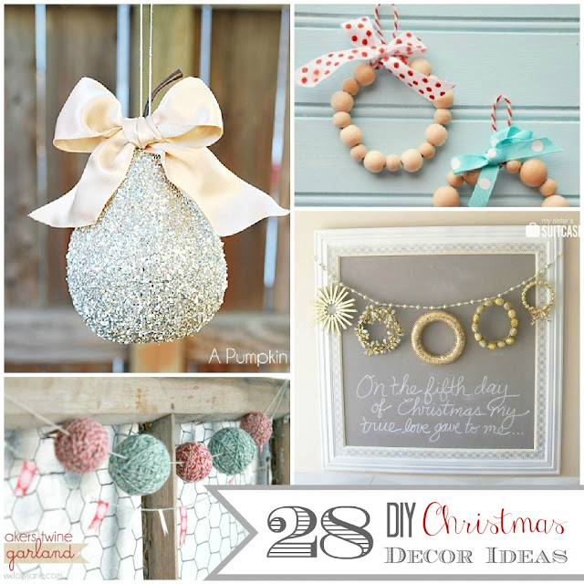 28 DIY Christmas Decor Ideas - The Crafted Sparrow