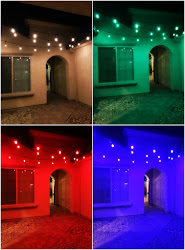 feit changing lights string led electric foot living