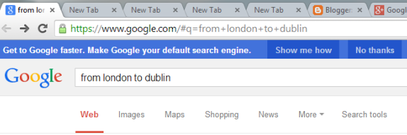 Chrome Google Search Promo 