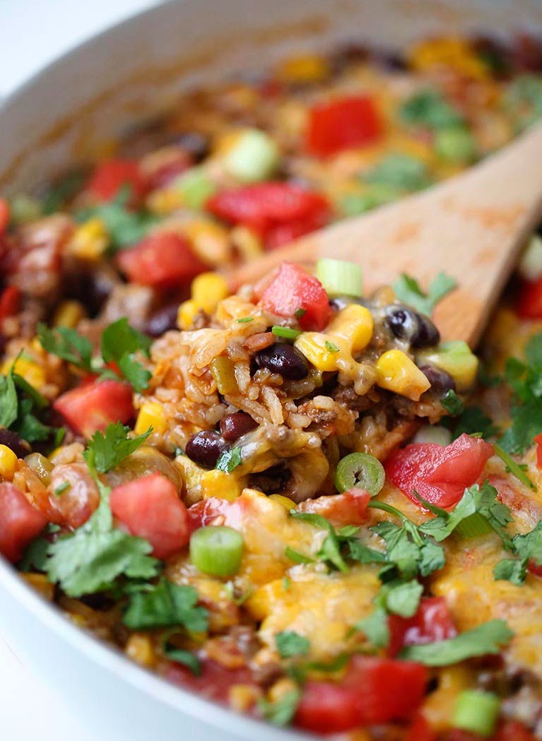 Cooking Pinterest One Pot Burrito Bowl Recipe