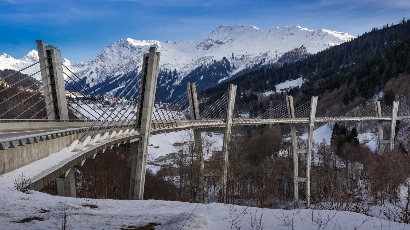 mother nature: The Sunniberg Bridge