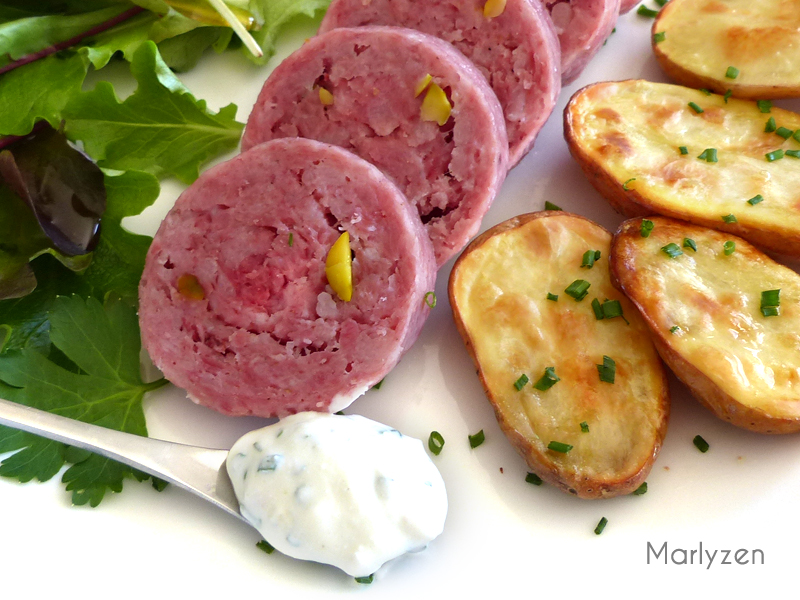 Saucisson pistaché de Lyon et sa cervelle de canut | Marlyzen, cuisine ...