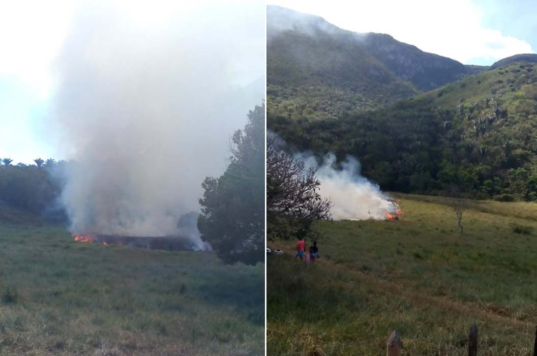 Incêndio preocupa moradores da região de Itaitu em Jacobina