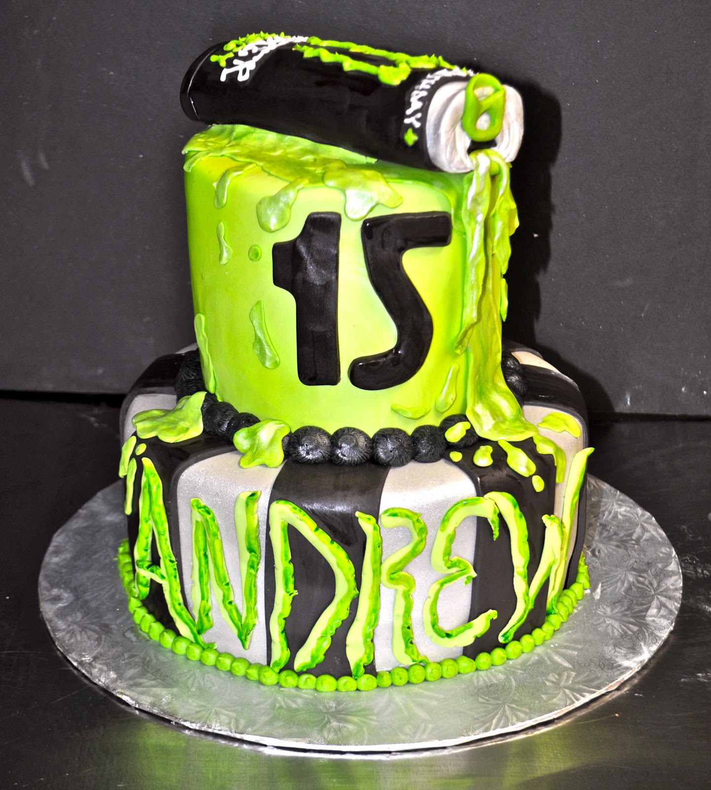 Leah s Sweet Treats Monster Energy Drink Cake