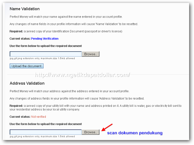 Arlitrik - Cara Verifikasi Perfect Money Arlitrik - Cara Verifikasi Perfect Money