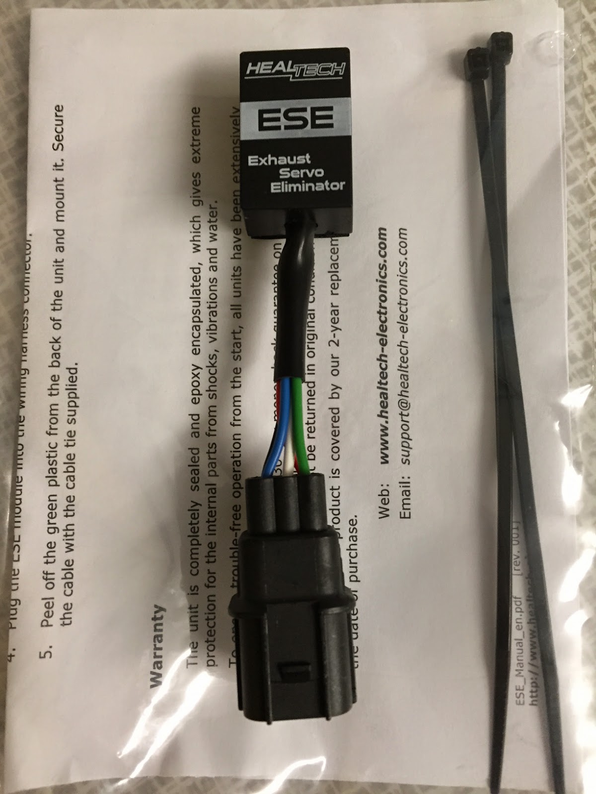 Knobby MNR Vortx CBR1000RR Blade Build... Exhaust Servo Eliminator