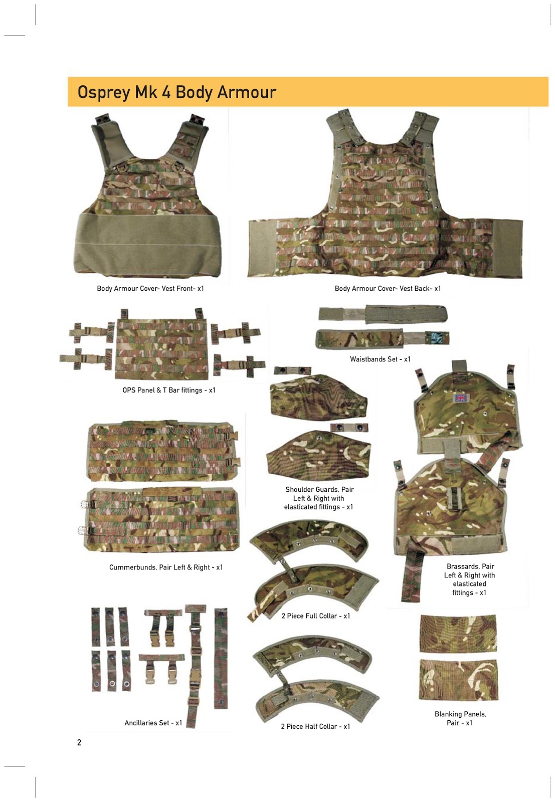RNGDS AIRSOFT OSPREY Mk4 Body Armour