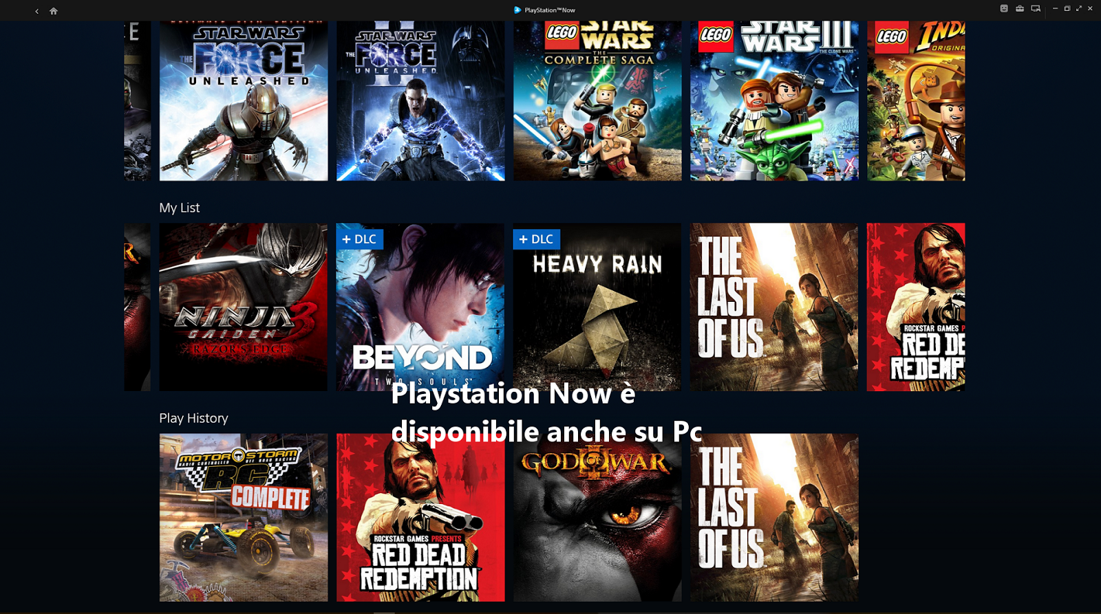 PlayStation Now: Lista completa giochi disponibili