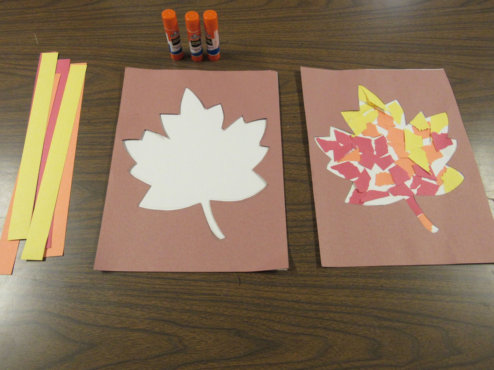 tots and me growing up together littles learning link up october 9 2018 torn paper autumn leaves autumn activities for kids fall crafts preschool crafts