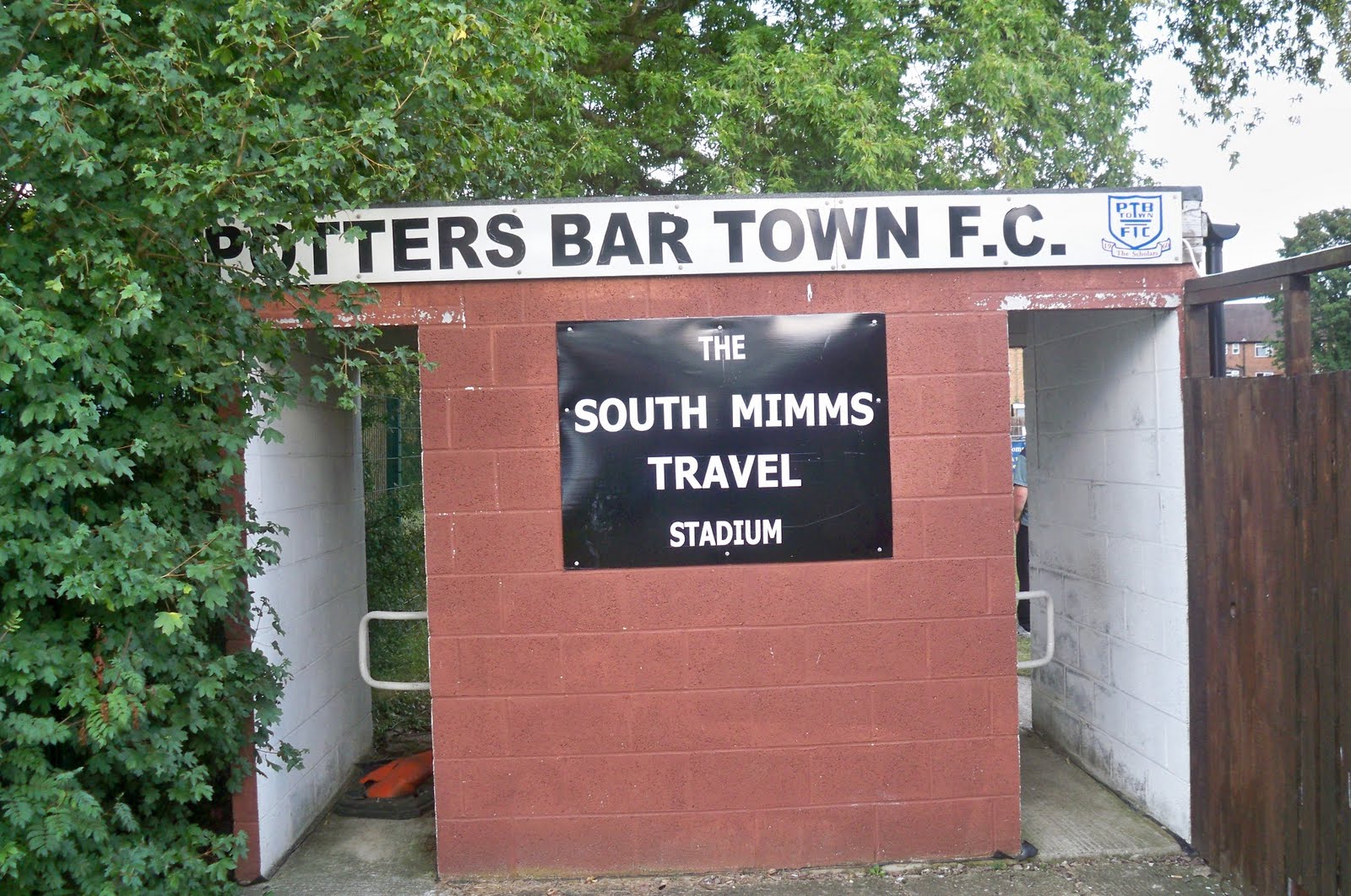 Football Grounds visited by Richard Bysouth Potters Bar Town FC