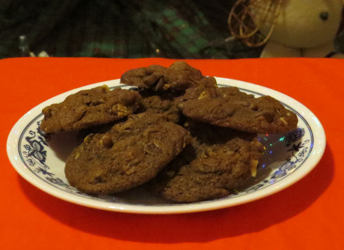 mocha walnut cookies