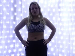 woman in gym outfit