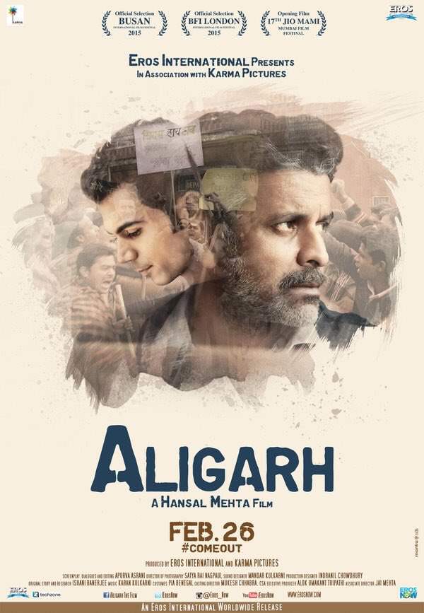 Aligarh 2016 Hindi Movie 350MB HDRip ESubs Download