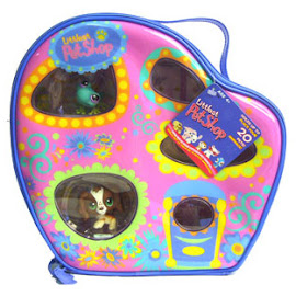 Littlest Pet Shop Carry Case Spaniel (#156) Pet