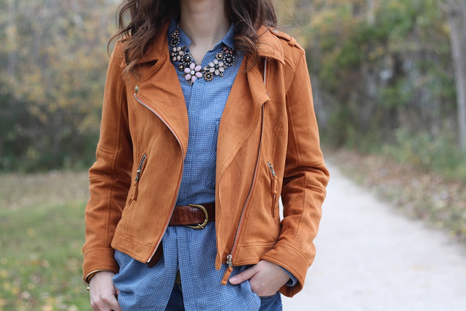 fashion blogger girl pescara italy indie style romwe jacket braccialini bag minnetonka boots denim vintage bijou brigitte bijoux il centimetro