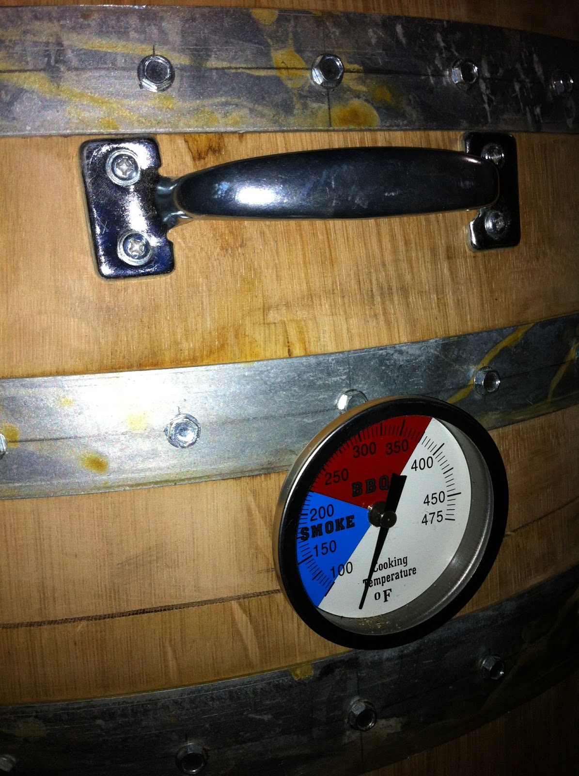 Wine Barrel Smoker Finishing Touches