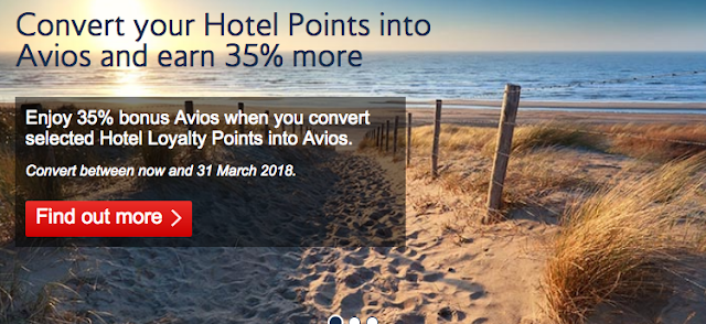 Rewards Canada British Airways Executive Club 35 Bonus Avios When British Airways Executive Club 35 Bonus Avios When You Transfer Hotel Points Until March 31