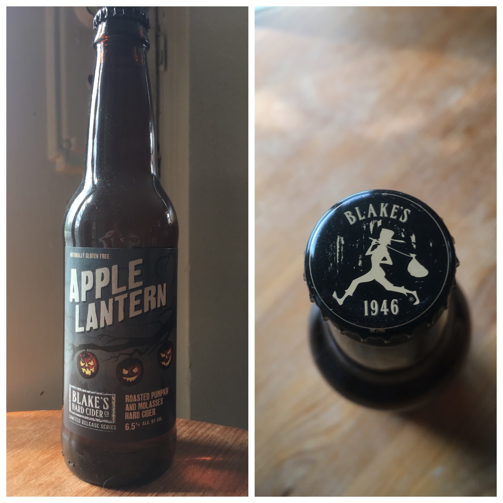 John's Beer Blog 10/1/17 Blake's Hard Cider Company's Apple Lantern