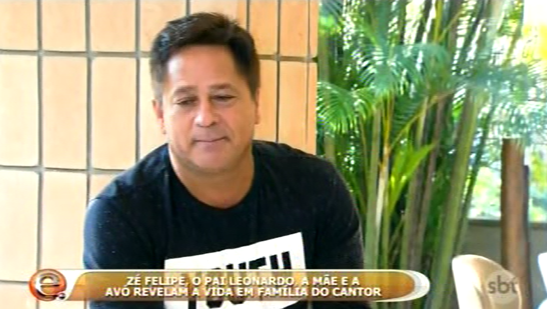 Leonardo Zé Felipe em programa da Eliana sbt/SP11 9 2016