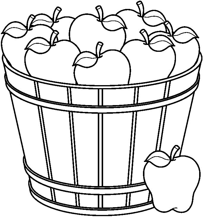 apple basket clip art free - photo #46