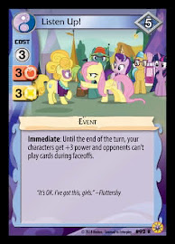 My Little Pony Listen Up! Friends Forever CCG Card