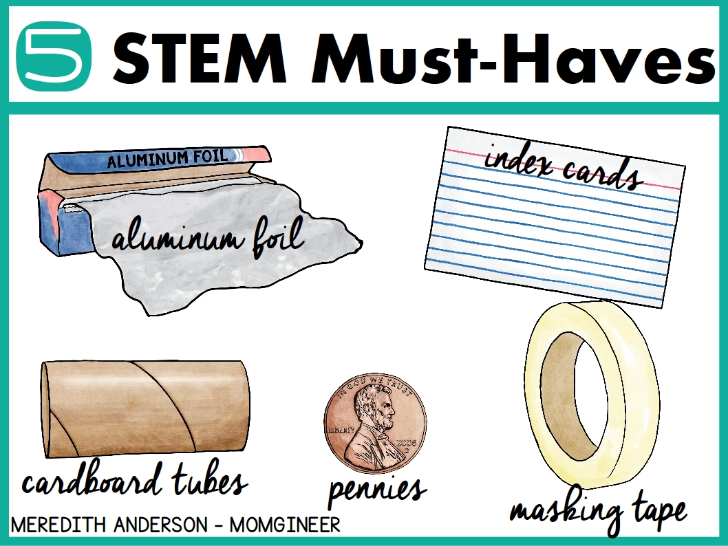 Top 5 STEM Challenge Materials You Need momgineer