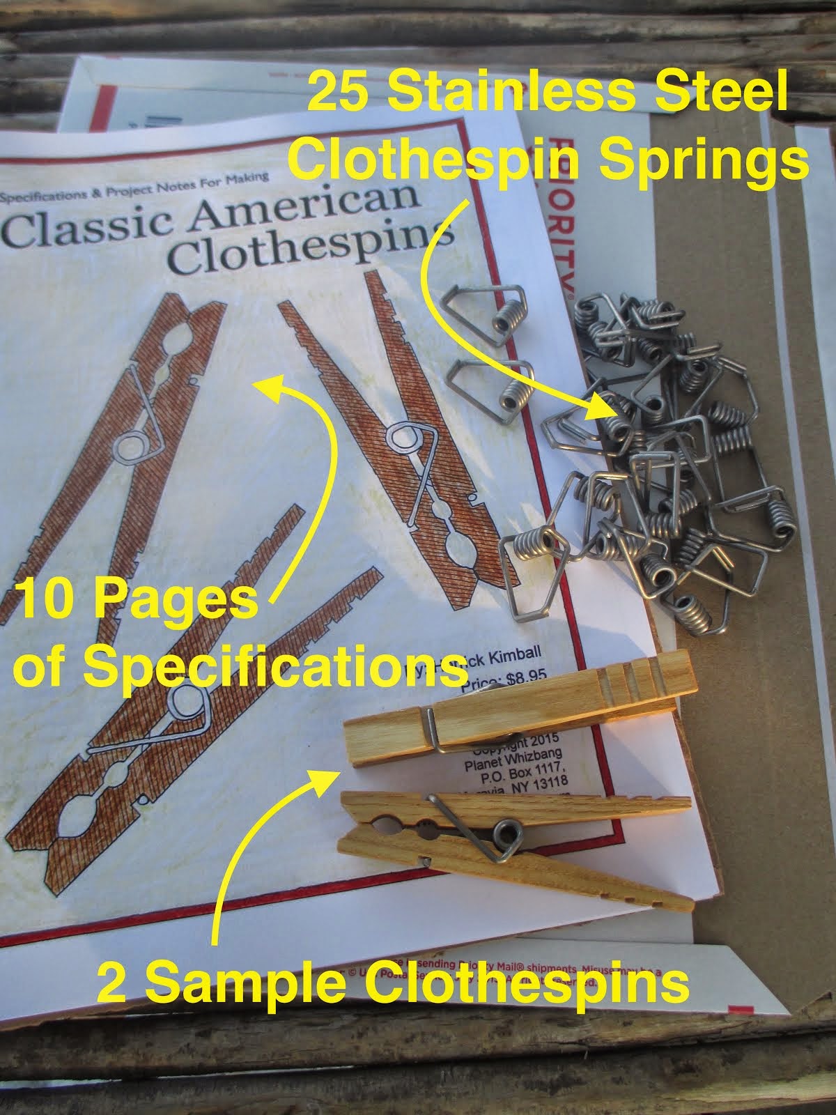 Make Your Own Clothespins Stainless Steel Clothespin Springs