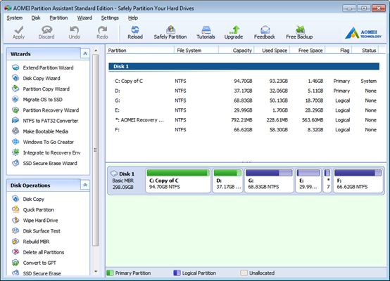 AOMEI Partition Assistant