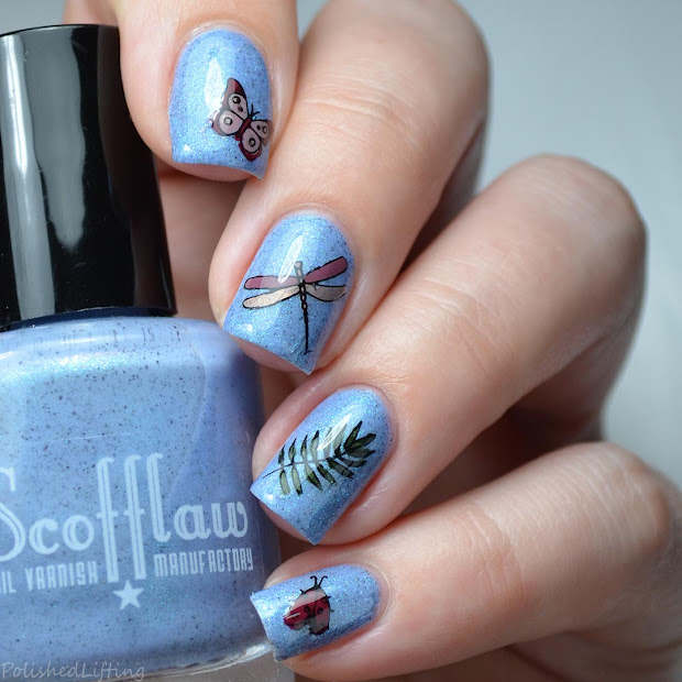 31dc2017 - nature themed nail art