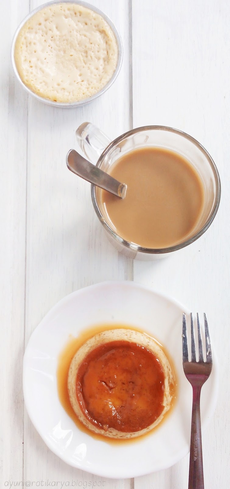 RESEPI PUDING KARAMEL / GULA HANGUS ~ LEMAK BERKRIM ~ Buns 