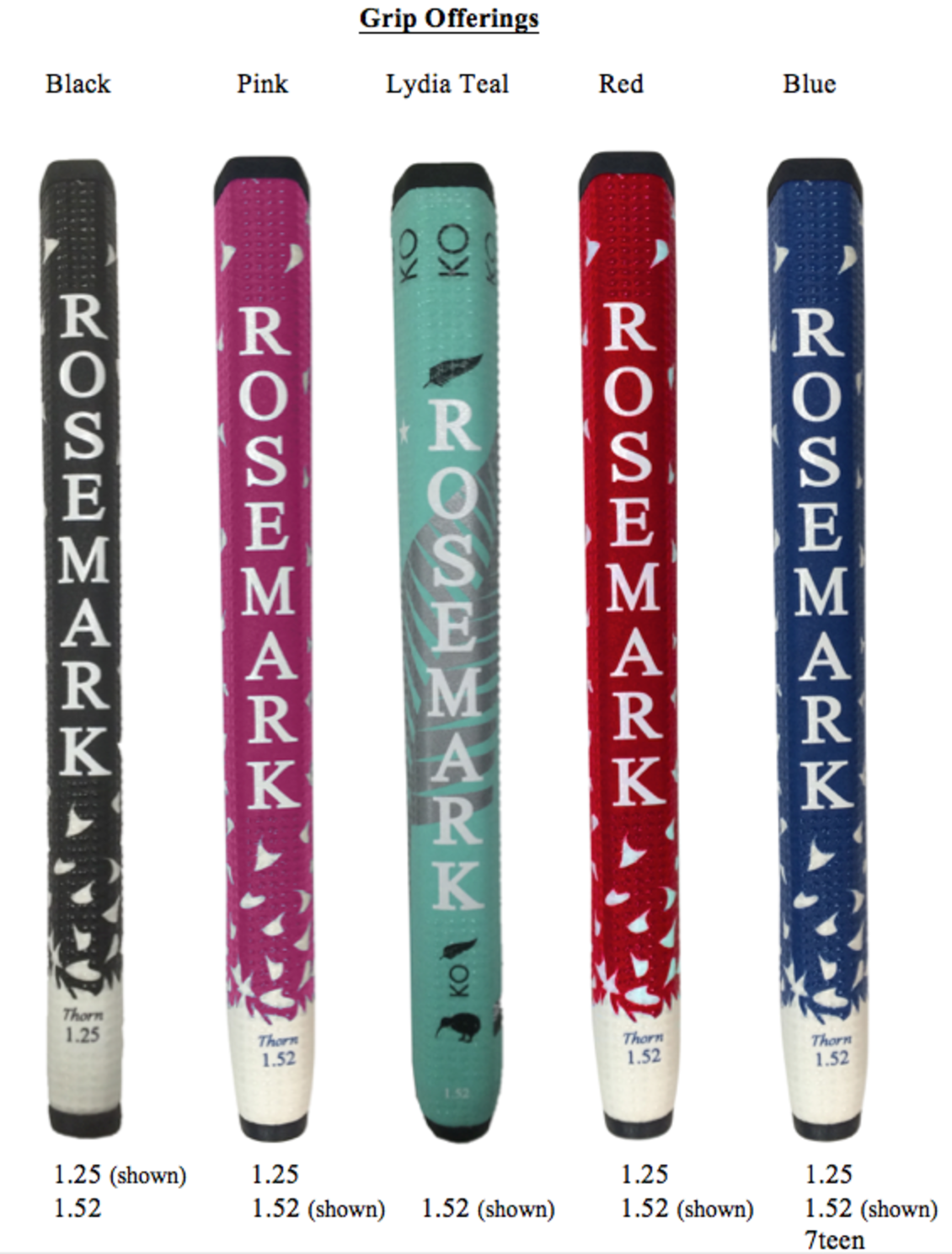 American Golfer Premium Golf Brands Introduces Rosemark Grips