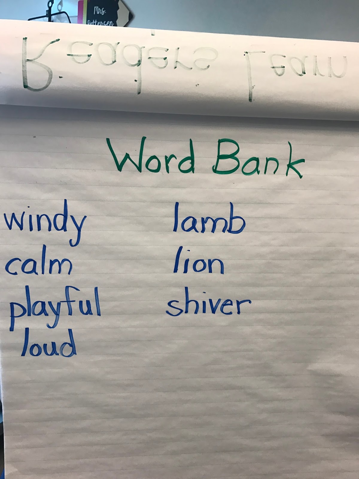A First for Everything : How to Use Word Banks During Writer's Workshop