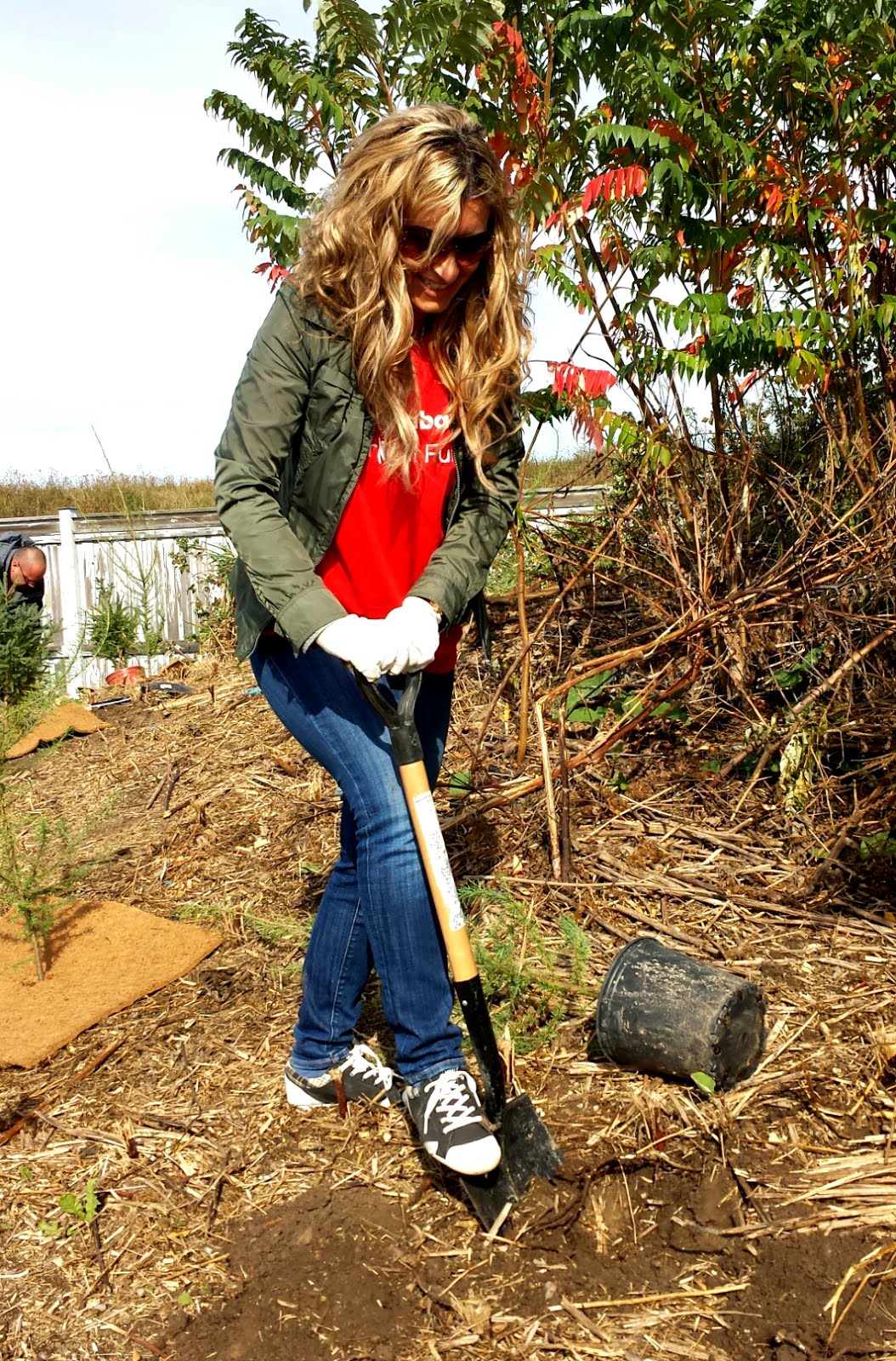 Planting trees for Scotiabank "Branching Out" Program