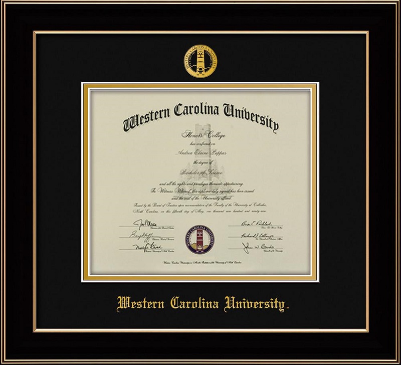Western Carolina University Diploma Frame