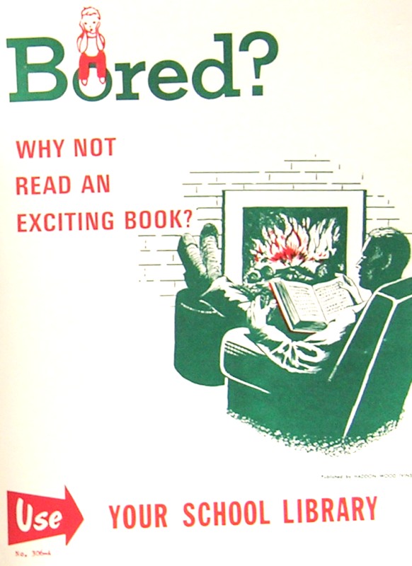  1960s: School Library Posters open your book